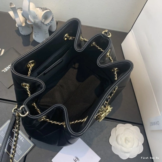 First Bag Ru CHANEL BAG DRAWSTRING SMALL 0707